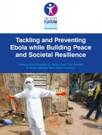 CSPPS Tackling and Preventing Ebola while Building Peace and Societal Resilience
