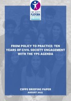 briefing paper cover page