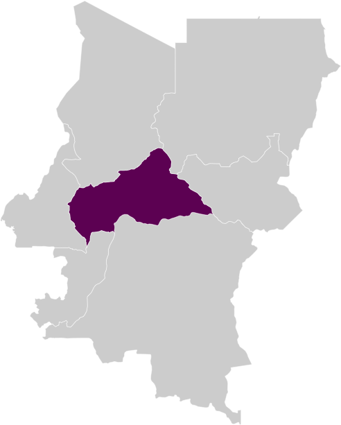 Map of Central African Republic