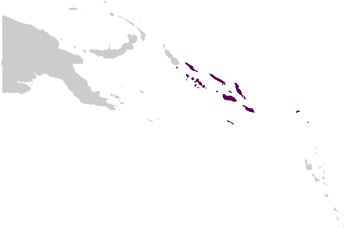 Map of Solomon Islands