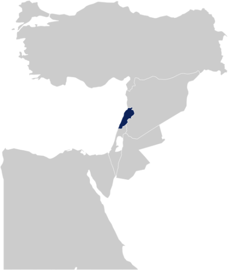 Lebanon map