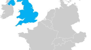 Map of United Kingdom (UK)