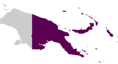 Map of Papua New Guinea