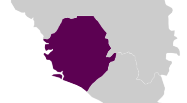 Map of Sierra Leone