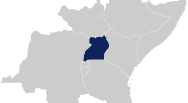 Uganda map